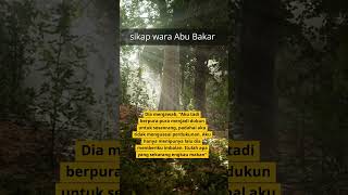 Sikap Wara AbuBakar #shorts