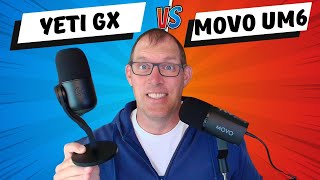 Movo UM6 vs Yeti GX Microphone Comparison