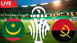 LIVE! AFCON 2024 Mauritania vs Angola FOOTBALL MATCH | COUNTDOWN