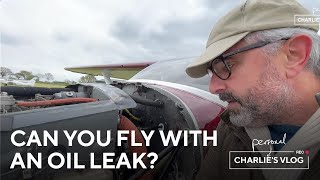 Oil leak starts - should I still fly?