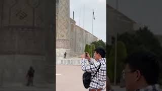 Place for tourists Registan in Samarkand #shorts