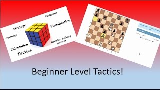 Beginner Level (0-1300) Chess Tactics and Explanations!