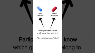 Single Blind vs. Double Blind Studies Explained! #researchmethods  #psychology  #shorts