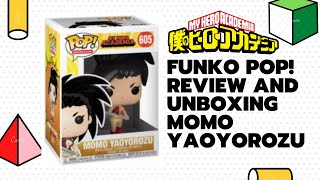 MOMO YAOYOROZU MY HERO ACADEMIA FUNKO POP! | UNBOXING AND REVIEW