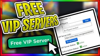 HOW TO GET FREE VIP SERVERS FROM ANY ROBLOX GAME️‍🔥 | ROBLOX ️‍🔥