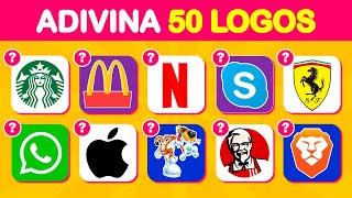 Adivina 50 Logotipos ✅😍🎲Test Adivina el logo en 5 segundos | Triviando Retos Divertidos