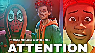 FT. MILES MORALES X SPIDER MAN STATUS | EDIT SPIDER MAN | Edit Attentio ✨