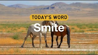 Today's Word - Smite | Daily Inspiration | Word of The Day