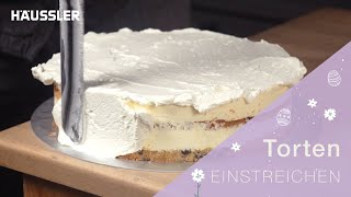 Torten einstreichen – so einfach geht's | Häussler Rezepte