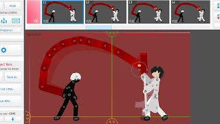 Preview Kaneki Vs Amon Stick Nodes Animation