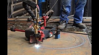 Dragon HS - High speed plasma cutting carriage on long plate strip cutting