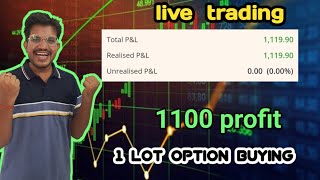 live trading banknifty option buying | 24 April | 1 lot option buying strategy profitable trading