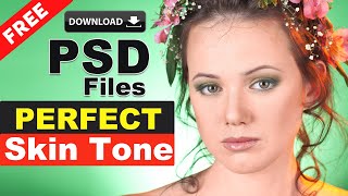 How to Perfect Skin Tone and Retouching skin in Photoshop #1minPhotoshop