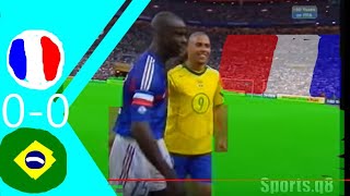 فرنسا ضد البرازيل 0-0 كأس الأبطال 2004 تعليق أيمن جادة