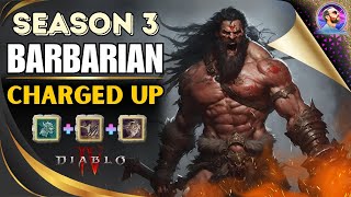 Diablo 4 ~ The New CHARGED UP BARBARIAN Vault Crusher!! Build Guide Season 3