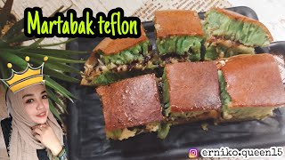 resep dan cara buat MARTABAK TEFLON || rasanya enak banget,bikin ketag1h4n