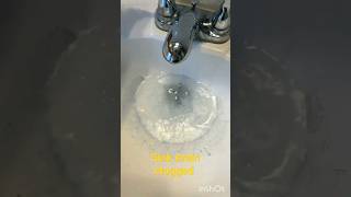 Sink drain clogged #ytshorts #youtubeshorts #viral #sink #clogged #plumbing #technicalideasdailylife