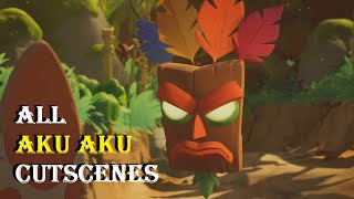 Crash Bandicoot 4 It's About Time ALL AKU AKU Character Cutscenes (Mel Winkler)