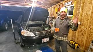 How to change oil on a Toyota Corolla.