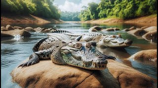 Crocodiles d'Afrique  Rois des Rivières