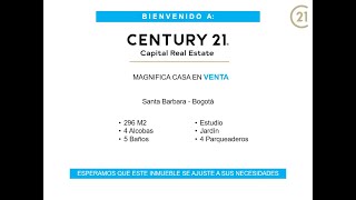 CENTURY 21 - Capital Real Estate - Casa en Venta -Santa Barbara- Bogotá