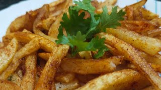 crispy crispy french fries in Telugu #food #cooking