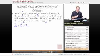 “Circular & Relative Motion” | AP Physics C: Mechanics with Educator.com