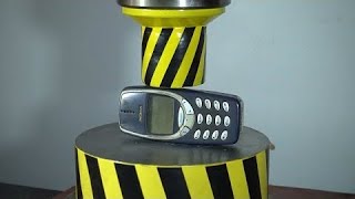 СМОЖЕТ ЛИ СЛОМАТЬ NOKIA 3310  100 ТОННЫЙ ПРЕСС ГИДРАВЛИЧЕСКИЙ| ПРЕСС ПРОТИВ NOKIA 3310