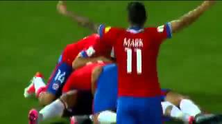 Resumen y Goles Partido Chile 2, Brasil 0.