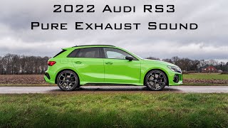 2022 Audi RS3 2.5TFSI Pure 5 Cylinder Exhaust Sound!