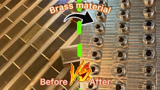 The steps of making a complex brass piece with precise tolerances /مراحل ساخت قطعه برنجی پیچیده