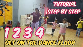 1 2 3 4 Get On The Dance Floor | Easy Dance Choreography Tutorial | Creation Dance Academy