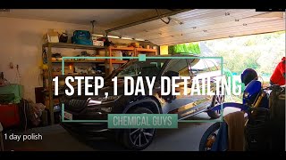 Skoda Kodiaq 1 Step Detailing detailing time lapse using #chemicalguys #detailing #das6pro machine