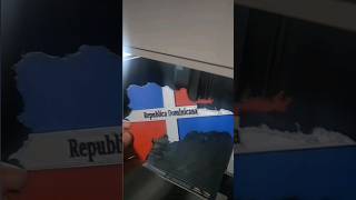 3s Printed Dominican Flag #bambulab #3dprinting #dominican dominica