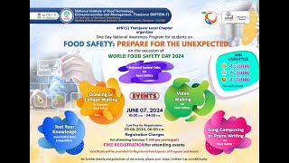 NIFTEM-Thanjavur World Food Safety Day