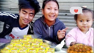 Maggi noodles eating challenge with my family couple lifestyle vlog@chungkhokaikuki