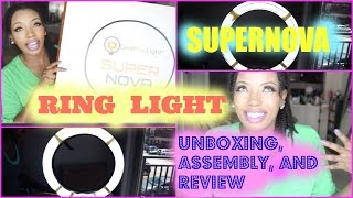 Supernova Ring Light - 2015 Review Diva Ring Light Unboxing Assemble