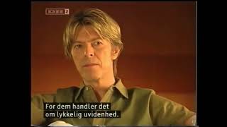 David Bowie on America (Clip From Hr. Vinterberg & Mr. Bowie)