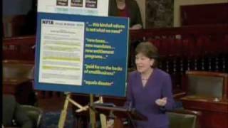 Senator Collins speaks on Senate floor about health care reform