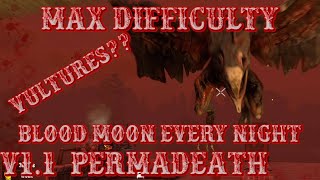 Vultures Already?? 7 Days To Die Max Difficulty Permadeath V1.1 Forest Biome Only E5