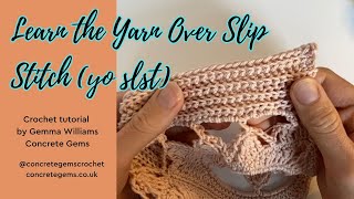 Master the Ribbed Look! Yarn Over Slip Stitch Crochet Tutorial (Easy)