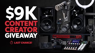 Last Chance! Ultimate Content Creator Studio 🎁 — $9K Giveaway