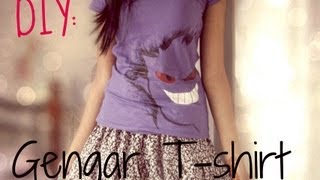 How to make a Pokemon graphic t shirt: Gengar