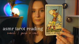 asmr po polsku 🌙 czytanie tarota / twoja wróżba na marzec! *march* pick a card 🔮 (polish whisper)