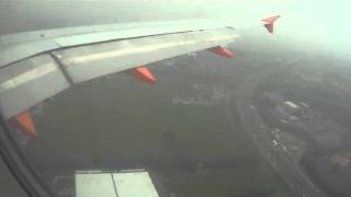 easyJet Landing at Toulouse from Gatwick - 2 March 2011