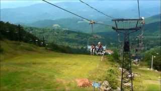 Beech Mountain, NC, Summer Chairlift & Mountain Bikes