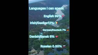 Languages I can speak #languages #justforfun #justafact