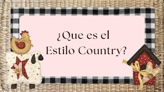 Que es el Estilo country