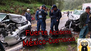 Accidente en la México-Cuernavaca (Federal) Otra Vez Las Curvas Malditas