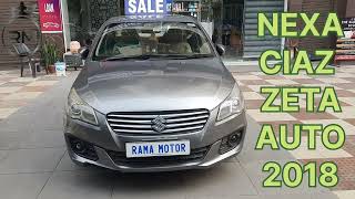 Used Car For Nexa Ciaz Zeta Auto 2018 Petrol